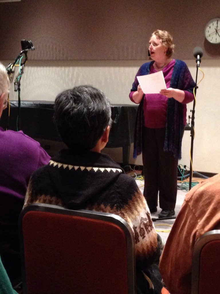 Me at WFMT-- Photo by Stephen Mikus, Copyright 2014