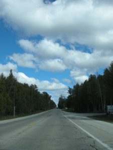 Clouds and Road, Door County. Copyright 2015 by MDMikus